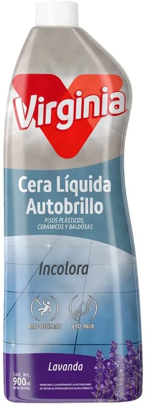 Cera Líquida Autobrillo Virginia Incolora 400ml D/P