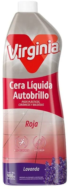 Cera Líquida Autobrillo Virginia Roja 400ml D/P