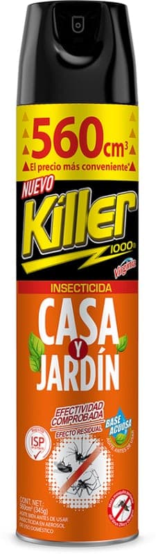Insecticida Killer Casa y Jardín 390cc