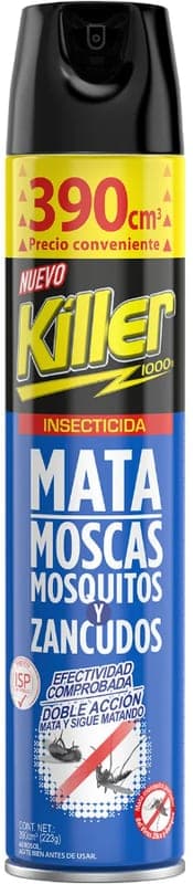 Insecticida Killer Moscas y Zancudos 390cc